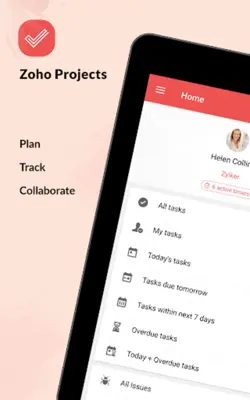 Zoho Projects android App screenshot 15